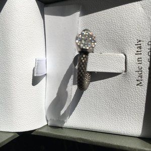 Sterling silver woven ring